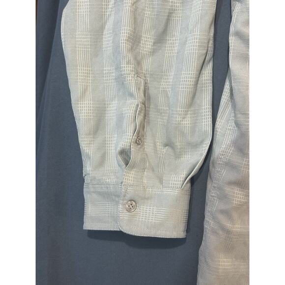 Knightsbridge men’s button-down shirt 3x Tan Texture Long Sleeve Casual - Picture 4 of 7